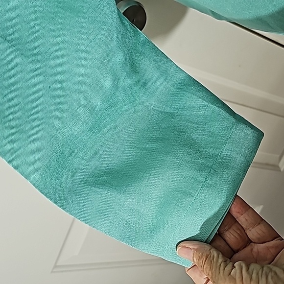 Christopher‎ & Banks cardegan open jacket. Lovely shade of green. linen/rayon XL - Picture 2 of 8